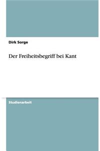 Der Freiheitsbegriff Bei Kant
