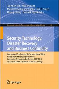 Security Technology, Disaster Recovery and Business Continuity