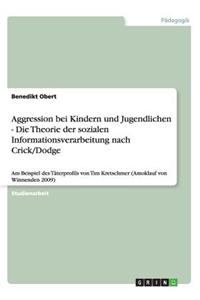 Aggression Bei Kindern Und Jugendlichen - Die Theorie Der Sozialen Informationsverarbeitung Nach Crick/Dodge