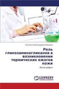 Rol' Glikozaminoglikanov V Vozniknovenii Termicheskikh Ozhogov Kozhi