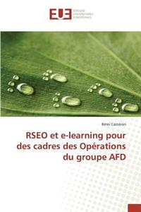 Rseo Et E-Learning Pour Des Cadres Des Op�rations Du Groupe Afd