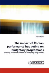 impact of Korean performance budgeting on budgetary programmes