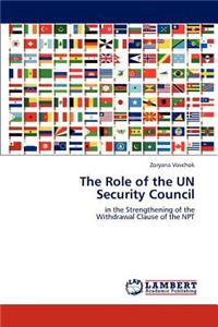 Role of the Un Security Council