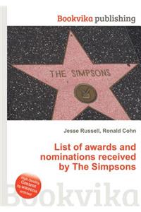 List of Awards and Nominations Received by the Simpsons