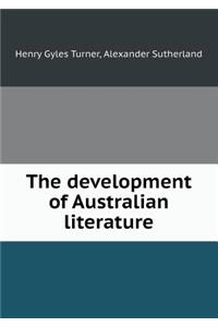 The Development of Australian Literature
