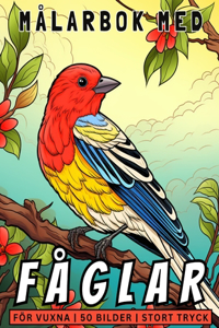 Målarbok med Fåglar