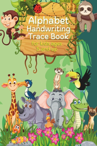 Alphabet Handwriting Trace book