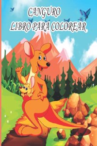 Canguro Libro Para Colorear