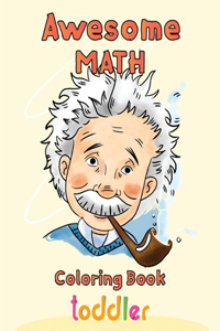 Awesome Math coloring book toddler