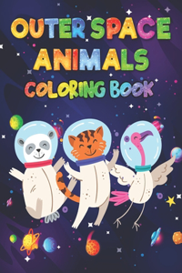 Outer Space Animals Coloring Book