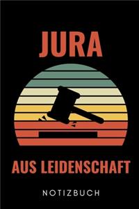 Jura Aus Leidenschaft Notizbuch