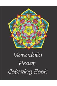 Mandala Hearts Coloring Book