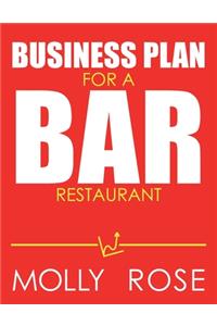 Business Plan For A Bar Restaurant
