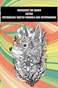 Malbücher für Kinder - Erstaunliche Muster Mandala und Entspannung - Zootier