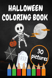 Halloween Coloring Book: Hallowen Design Ghost Pumpkins Zombie And More For Kids