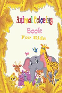 animal coloring book for kids