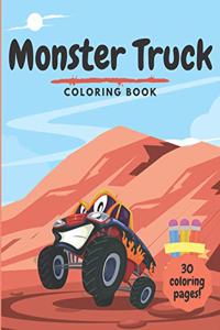Monster Truck Coloring Book