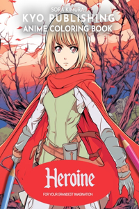 Anime Coloring book Heroine