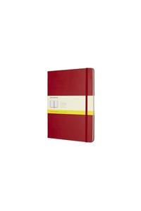 Moleskine Scarlet Red Extra Large Squared Notebook Hard