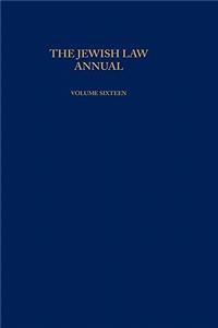 The Jewish Law Annual Volume 16