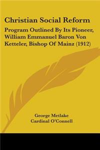 Christian Social Reform