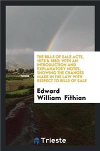Bills of Sale Acts, 1878 & 1882