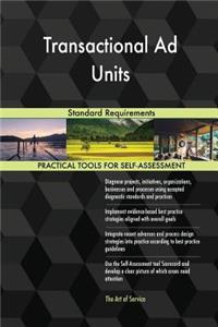 Transactional Ad Units Standard Requirements