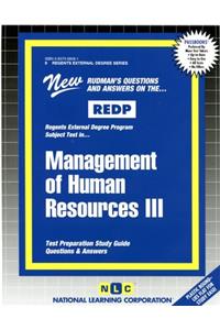 Management of Human Resources III