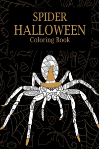 Spider Halloween Coloring Book