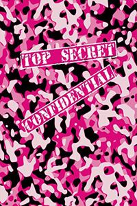 Pink Camo Notebook for Girls