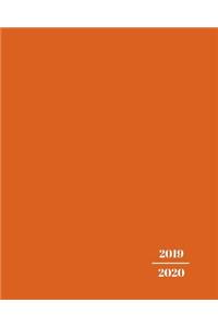 Orange Teacher Planner 2019-2020