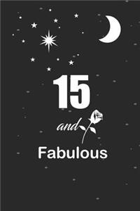 15 and fabulous