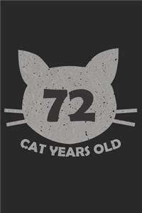 72 Cat Years Old