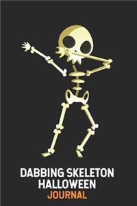 Dabbing Skeleton Halloween Journal