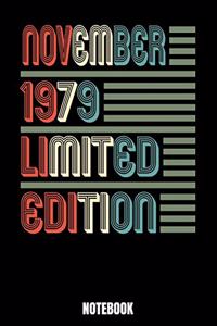 November 1979 Limited Edition Notebook