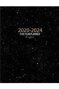 Five year planner 2020-2024 at a glance