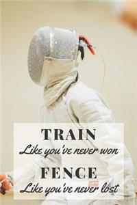 Train Like You've Never Won - Fence Like You've Never Lost