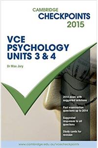 Cambridge Checkpoints VCE Psychology Units 3 and 4 2015 and Quiz Me More