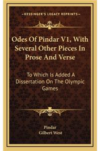 Odes of Pindar V1, with Several Other Pieces in Prose and Verse