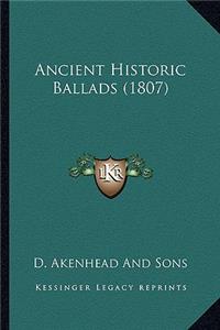 Ancient Historic Ballads (1807)