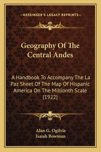 Geography of the Central Andes