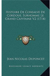 Histoire de Consalve de Cordoue, Surnomme Le Grand Capitaine V2 (1714)