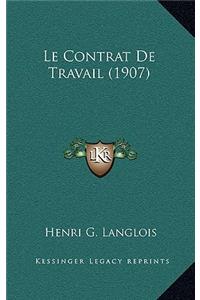 Le Contrat de Travail (1907)