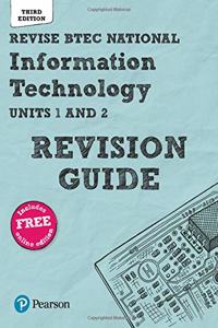 Pearson REVISE BTEC National Information Technology Revision Guide 3rd edition inc online edition - for 2025 exams