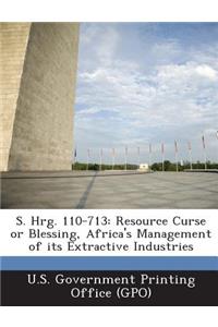 S. Hrg. 110-713