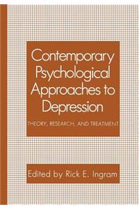 Contemporary Psychological Approaches to Depression