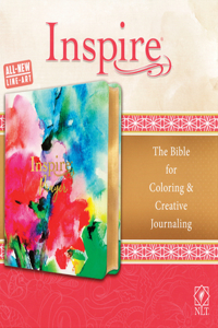 NLT Inspire PRAYER Bible, LeatherLike, Joyful Colors