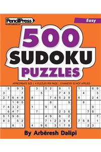 500 Sudoku Puzzles