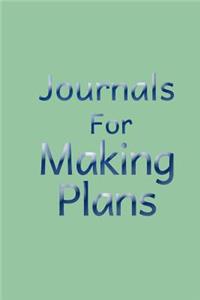 Journals For Making Plans