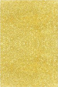 Fine Gold Glitter Journal